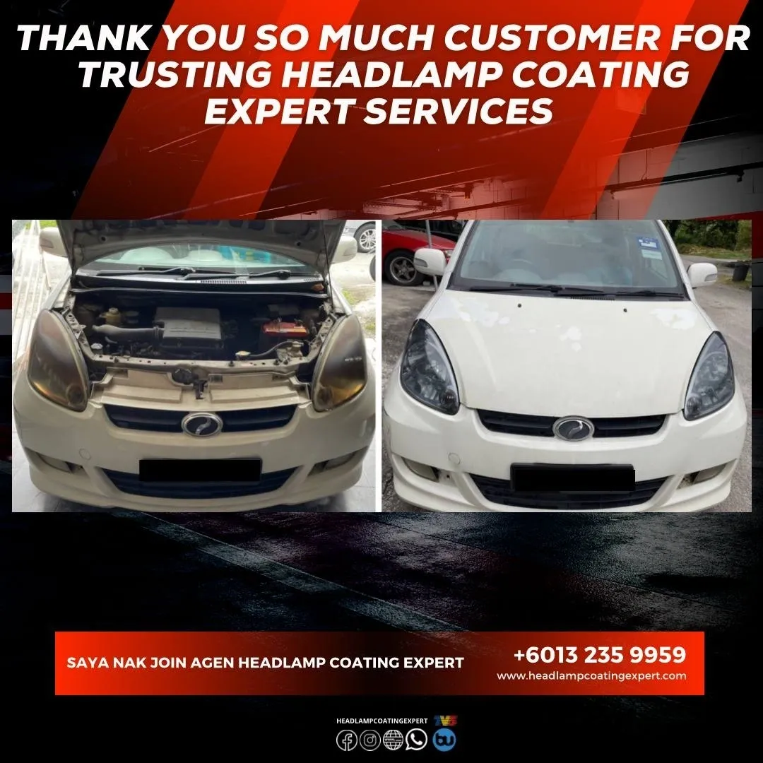 Pakej Headlamp Lampu Depan Sahaja.